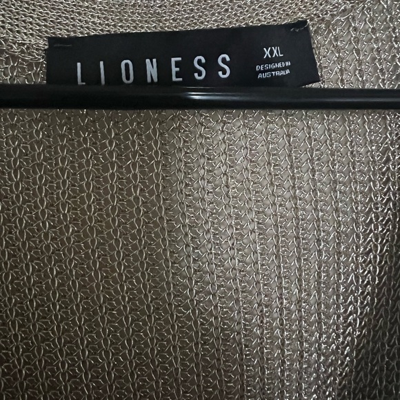 Gold Wrap Chain Sweater Dress - Picture 3 of 4